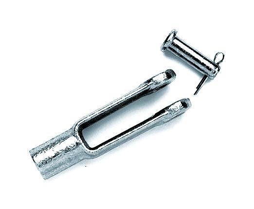 Dometic SeaStar 4300 Clevis, 1/4-28 Thread, 1/4-inch Pin - 029025; component detail