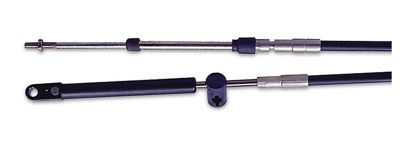 Dometic SeaStar CCX630 cable end connections, representative family detail; one 15-foot cable