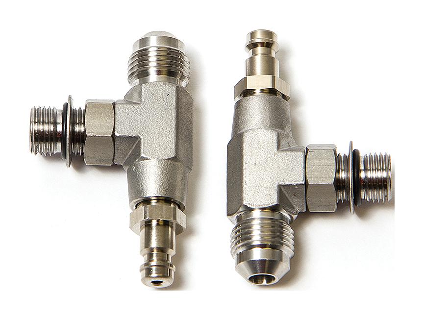 Dometic SeaStar ORB Hynautic Bleeder Tee Kit, 2-Pack - HF6003; component or family detail