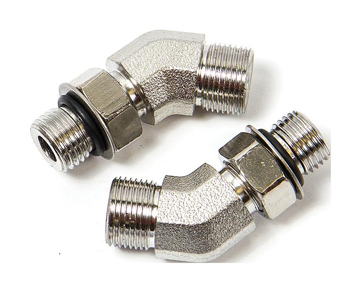 Dometic SeaStar ORB 45-Degree Helm Elbow Kit, 2-Pack - HF6011; component or family detail