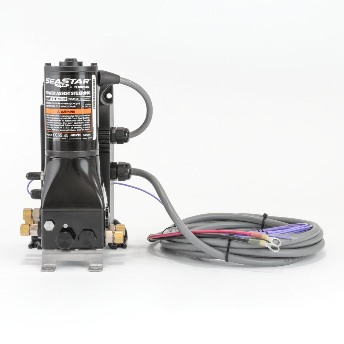 Dometic SeaStar Power Assist PA1200-3HP — wiring harness view