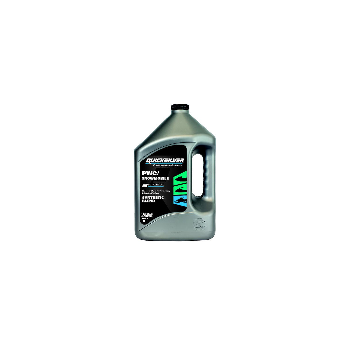 OEM Mercury / Quicksilver 8M0175743 2-Stroke PWC/Snowmobile Engine Oil, Premium Synthetic Blend, 1 Gallon