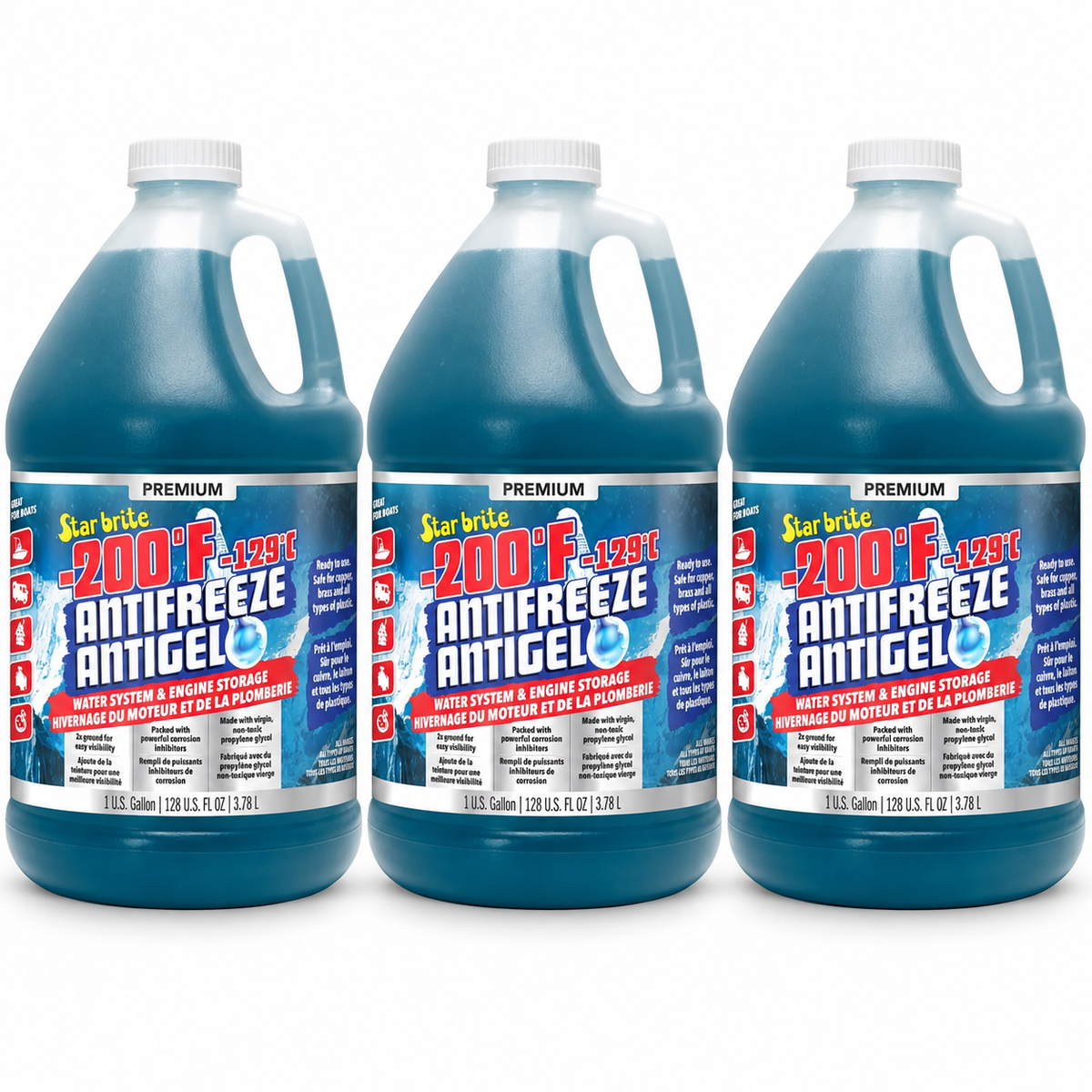 StarBrite Wintersafe -200°F Marine Boat Antifreeze 031600 Multi Pack
