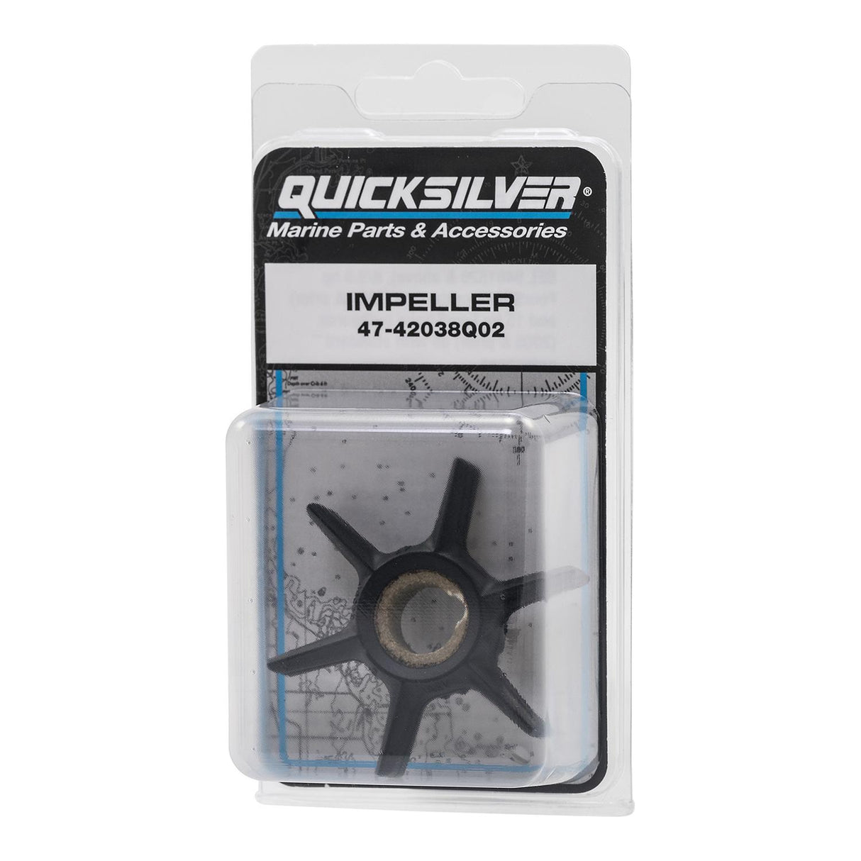 OEM Mercury / Quicksilver 42038Q02 Water Pump Impeller for Select Mercury and Mariner 2-Cycle Outboards