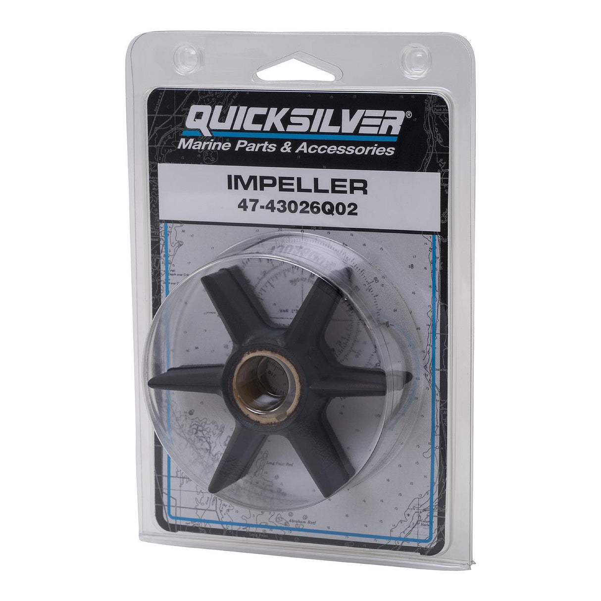 OEM Mercury / Quicksilver 43026Q02 Water Pump Impeller for OEM Mercury 200-300hp Verado and 250-450hp Racing 4-Stroke Outboards