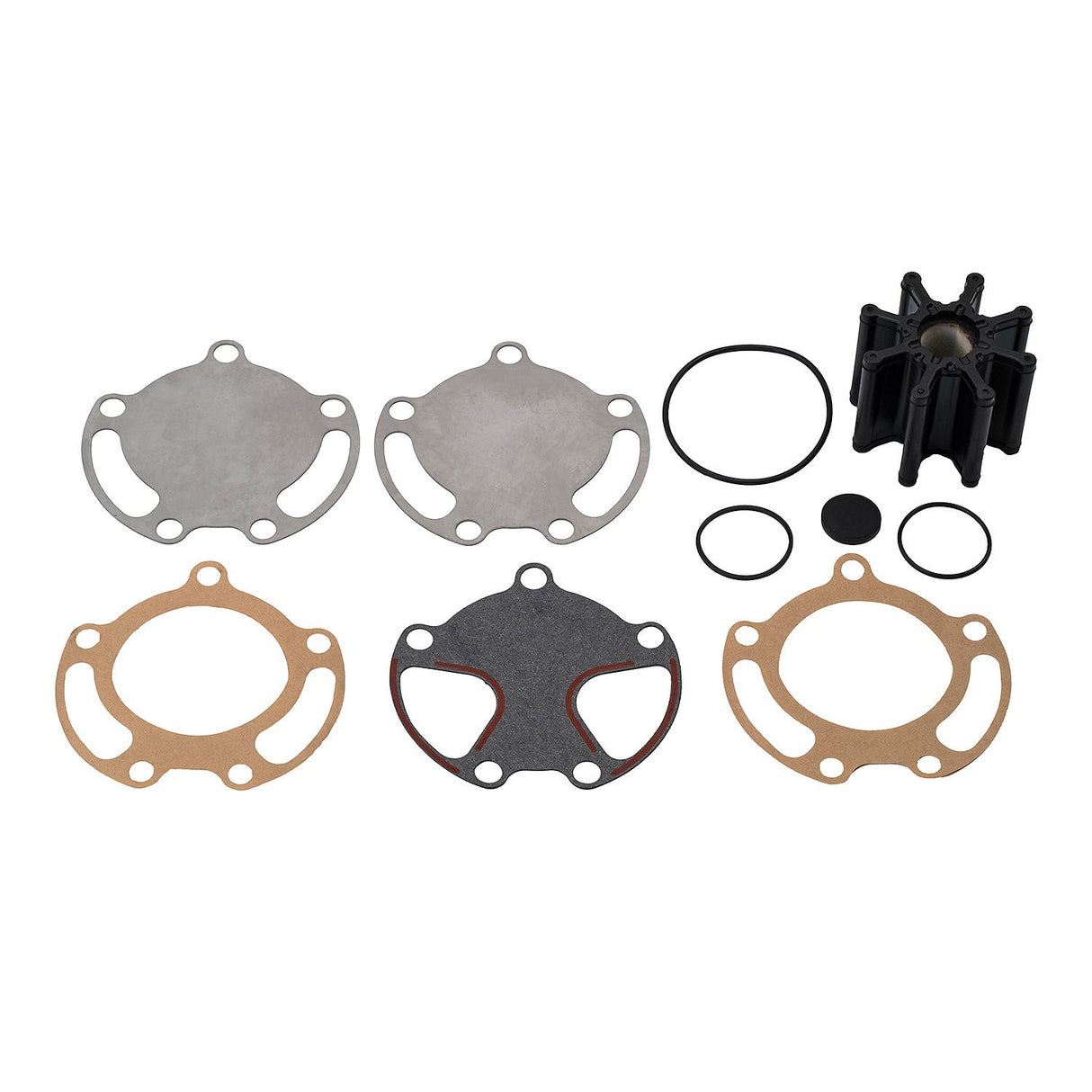 OEM Mercury / Quicksilver 59362Q08 Sea Water Pump Impeller Replacement Kit for Bravo I, II and III w/ 2-Piece Pump Body