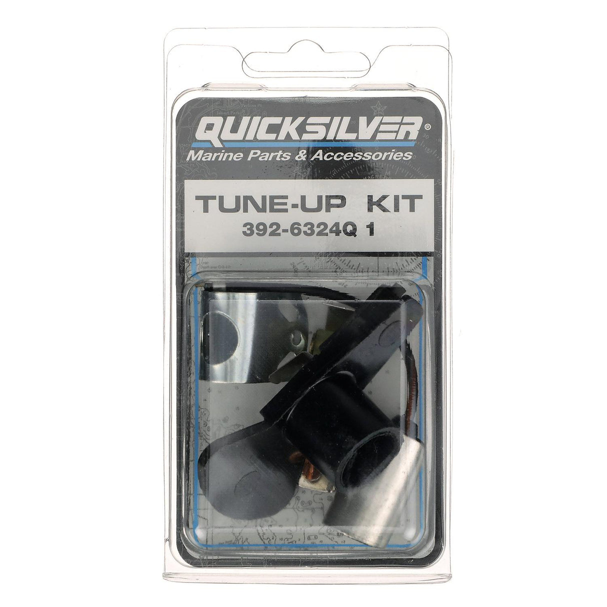 OEM Mercury / Quicksilver 6324Q1 Ignition Tune Up Kit for MerCruiser Sterndrive and Inboard Engines Made by General Motors or Ford w/ Prestolite Conventional Ignition Systems, 1-Pack