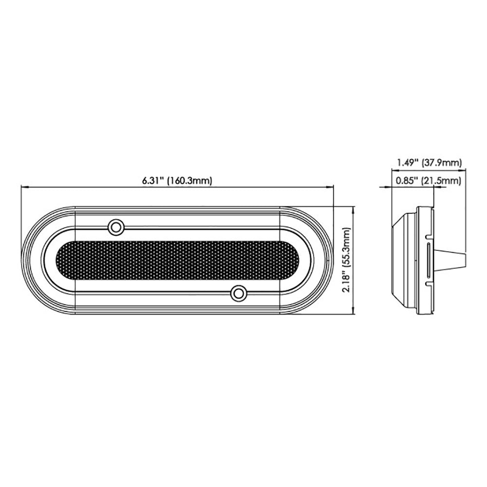 OceanLED M6 Gen2 Mast and Deck Light, Warm White | 011204WW