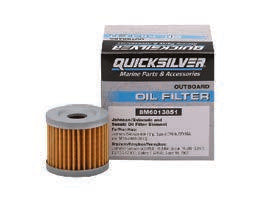 Quicksilver 8M6013851 Oil Filter for Johnson, Evinrude & Suzuki 9.9–15hp — manufacturer catalog product photo