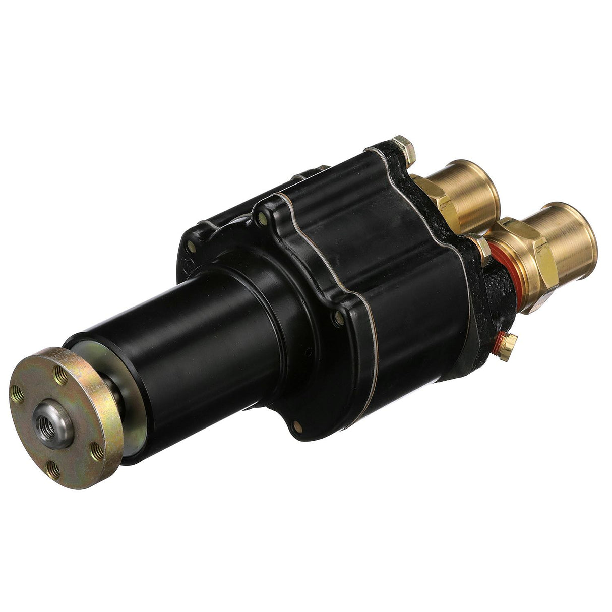 OEM Mercury / Quicksilver 72774A32 Brass Sea Water Pump Housing for Mercury V8 MerCruiser Engines w/ V-Belt Pulley System for Engine Accessories