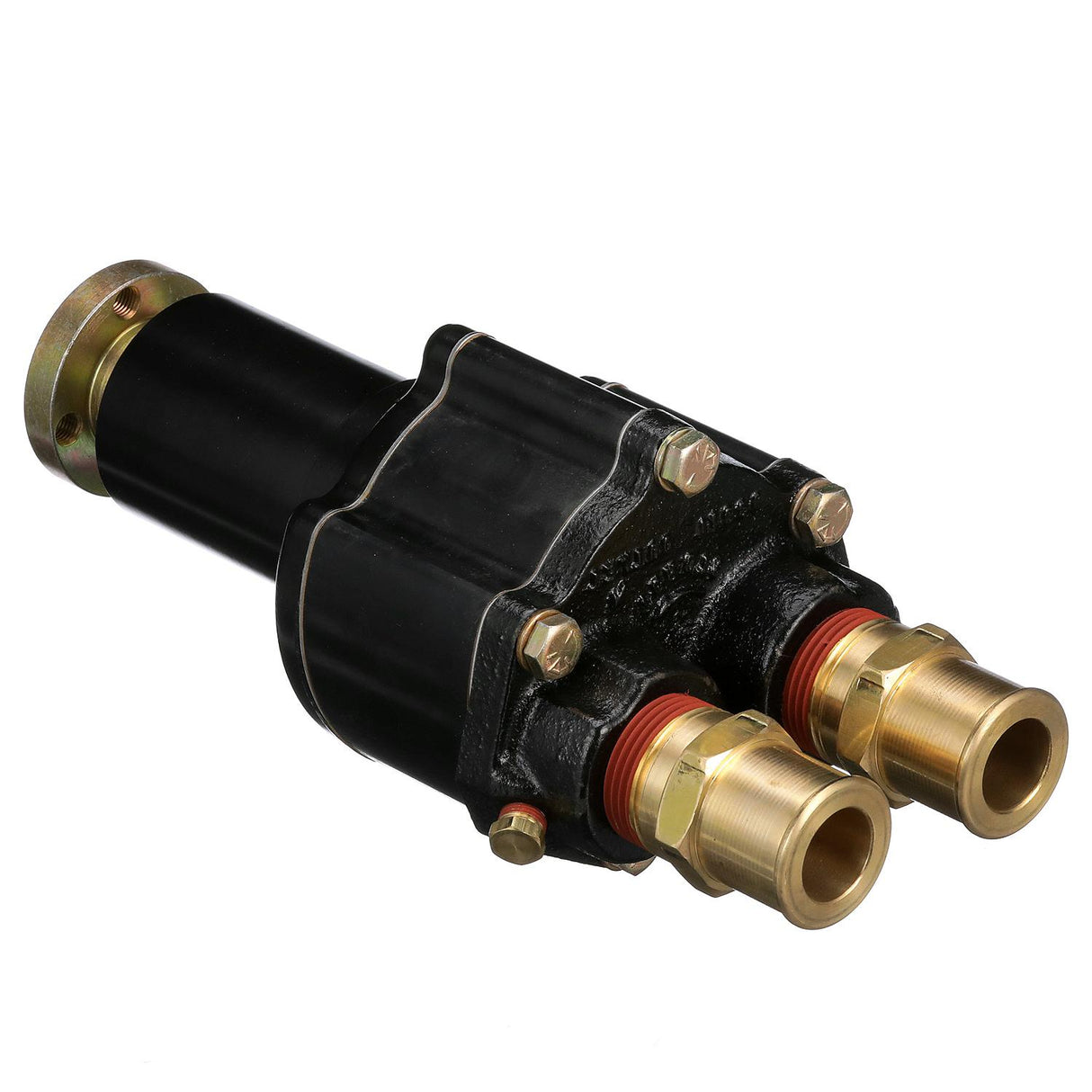 OEM Mercury / Quicksilver 72774A32 Brass Sea Water Pump Housing for Mercury V8 MerCruiser Engines w/ V-Belt Pulley System for Engine Accessories