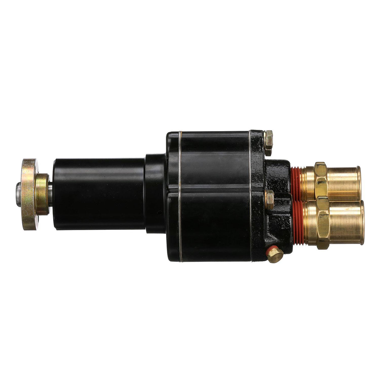 OEM Mercury / Quicksilver 72774A32 Brass Sea Water Pump Housing for Mercury V8 MerCruiser Engines w/ V-Belt Pulley System for Engine Accessories