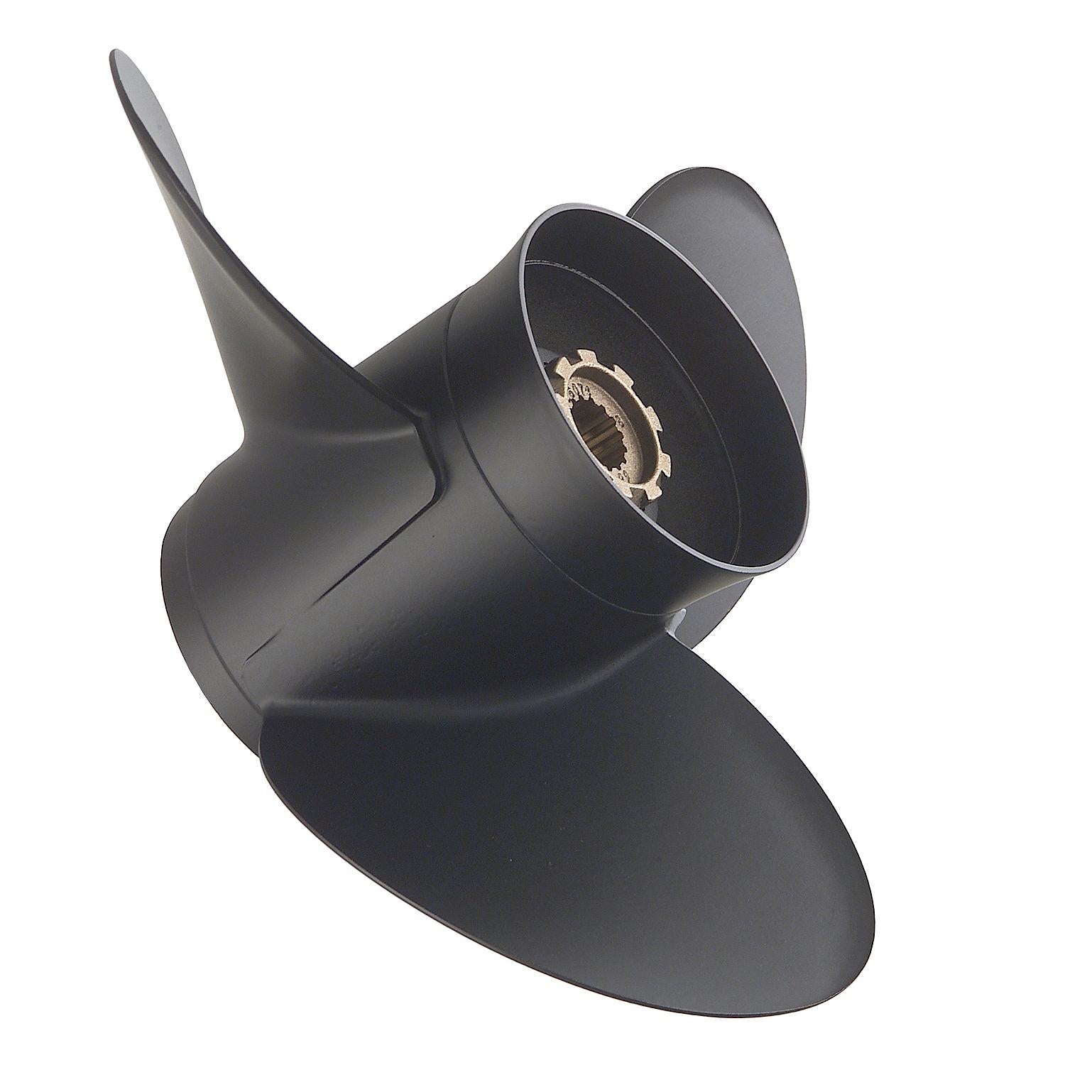 Mercury Black Max 78114A45 3-Blade Aluminum Propeller, 16" Diameter x 13" Pitch, Right-Hand Rotation