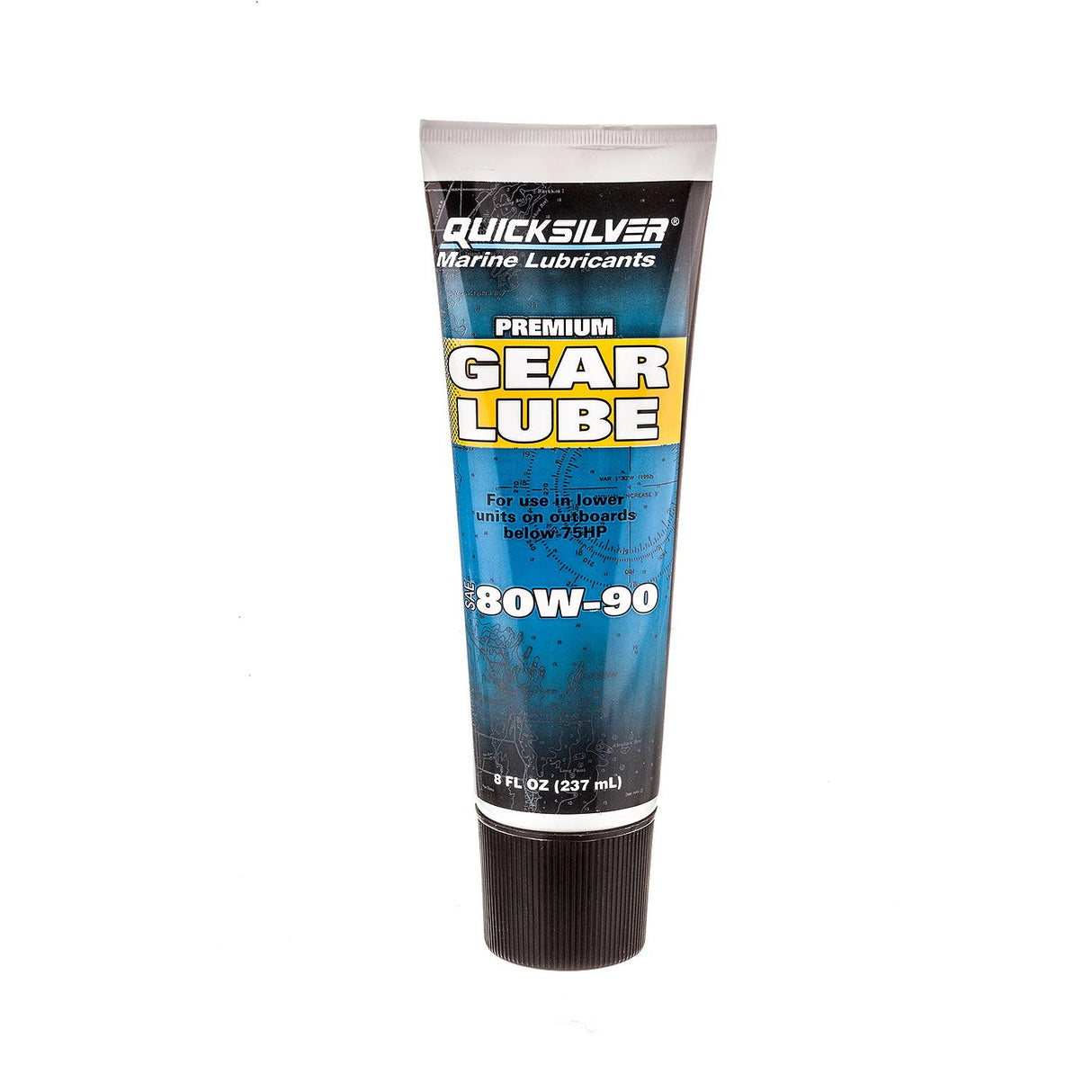 OEM Mercury / Quicksilver 80W-90 Premium Gear Lube, Marine Engine, 8 Oz. 802844Q02