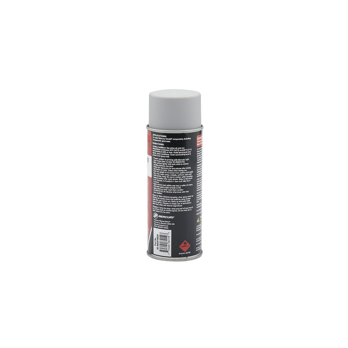 Mercury 802878020 Verado Silver Enamel Spray Paint - 12 oz Spray Can