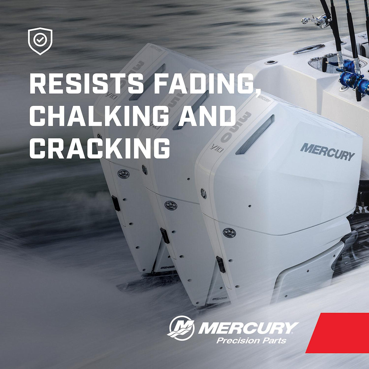 Mercury 802878020 Verado Silver Enamel Spray Paint - 12 oz Spray Can