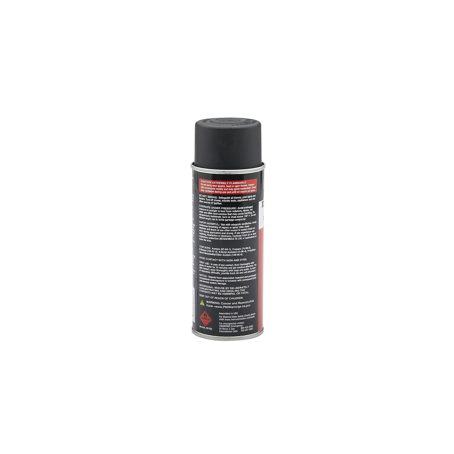 Mercury 80287850 EDP Propeller Black Satin Enamel Spray Paint - 12 oz Spray Can