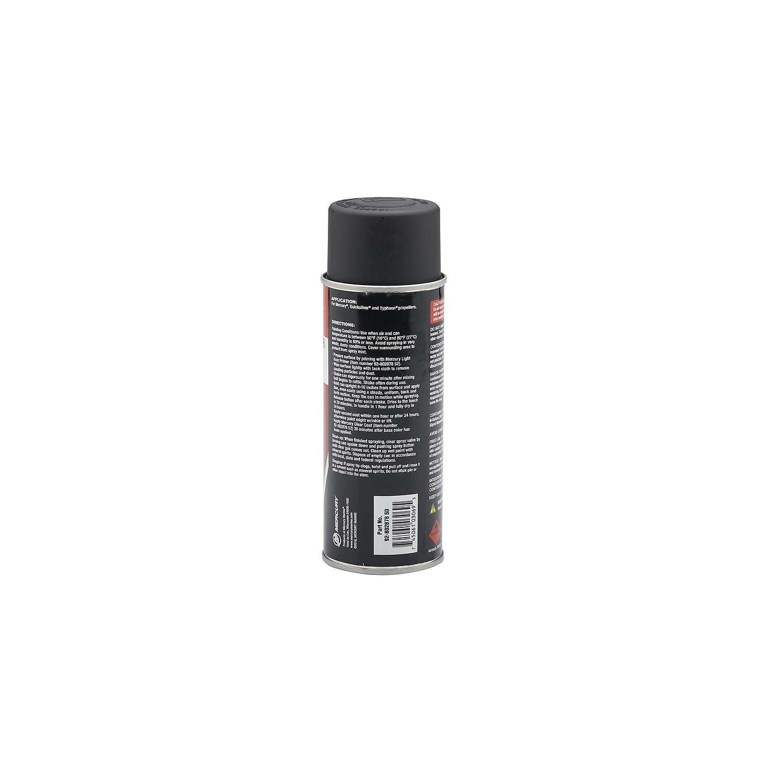 Mercury 80287850 EDP Propeller Black Satin Enamel Spray Paint - 12 oz Spray Can