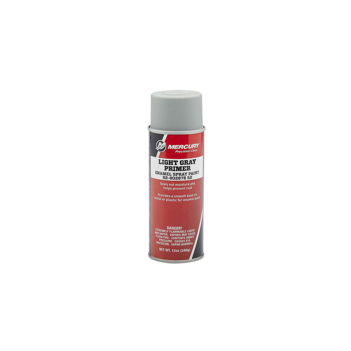 Mercury 80287852 Light Gray Primer Enamel Spray Paint - 12 oz Spray Can