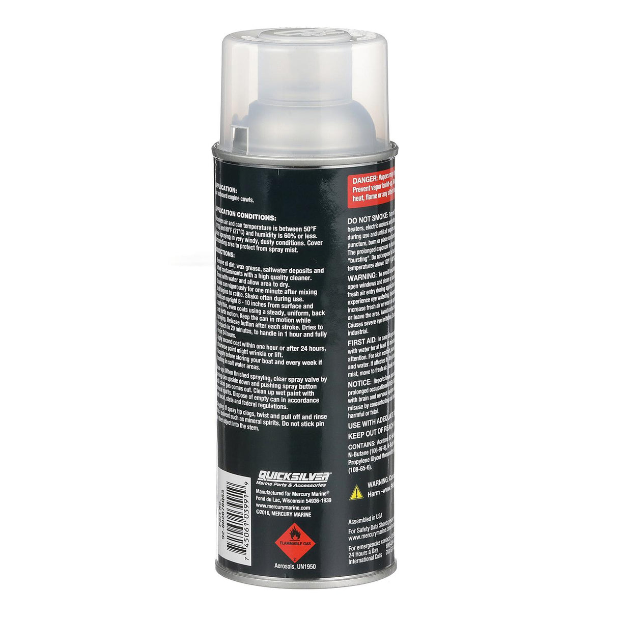 OEM Mercury / Quicksilver 802878Q53 Clear Coat Enamel Spray Paint