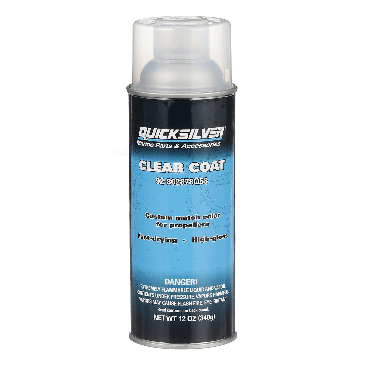 OEM Mercury / Quicksilver 802878Q53 Clear Coat Enamel Spray Paint