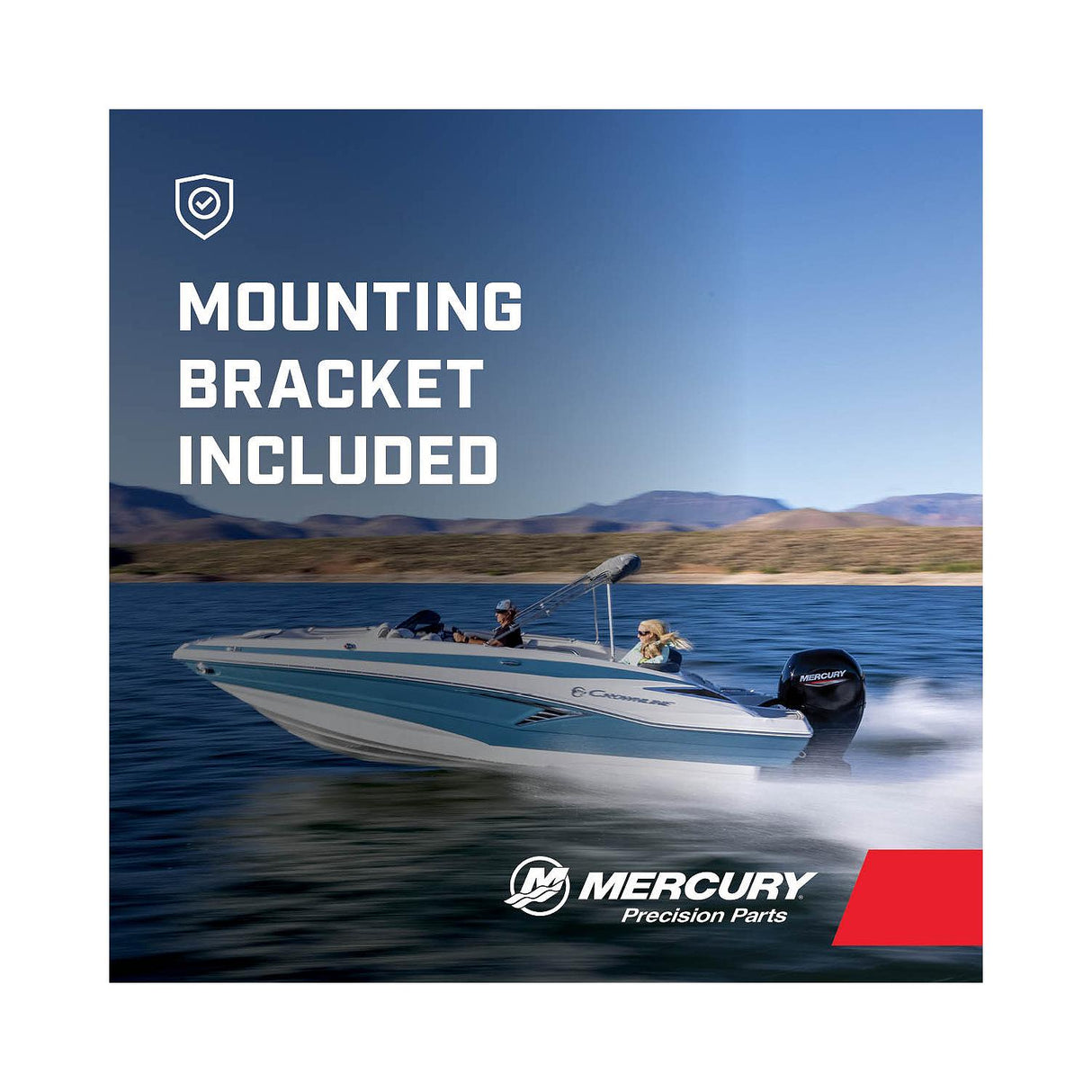Mercury Remote-Mounting Water Separating Fuel Filter Kit 802893A4 for most outboards and MerCruiser engines.