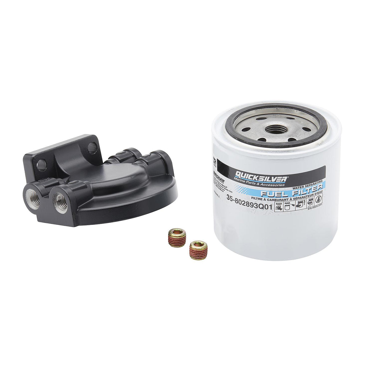OEM Mercury / Quicksilver 802893Q4 Water Separating Fuel Filter Kit for Mercury and Mariner Outboards and MerCruiser Sterndrive and Inboard Engines