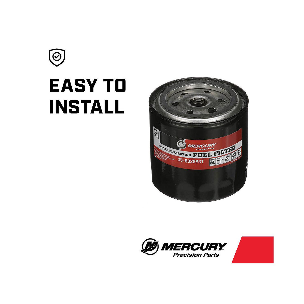 Mercury Water Separating Fuel Filter 802893T for Remote Mount Filter Systems