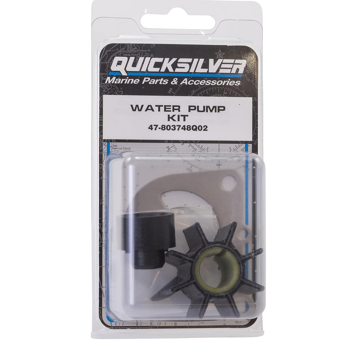 OEM Mercury / Quicksilver 803748Q02 Water Pump Impeller Repair Kit for Mercury 9.9hp 4-Stroke BigFoot Outboards