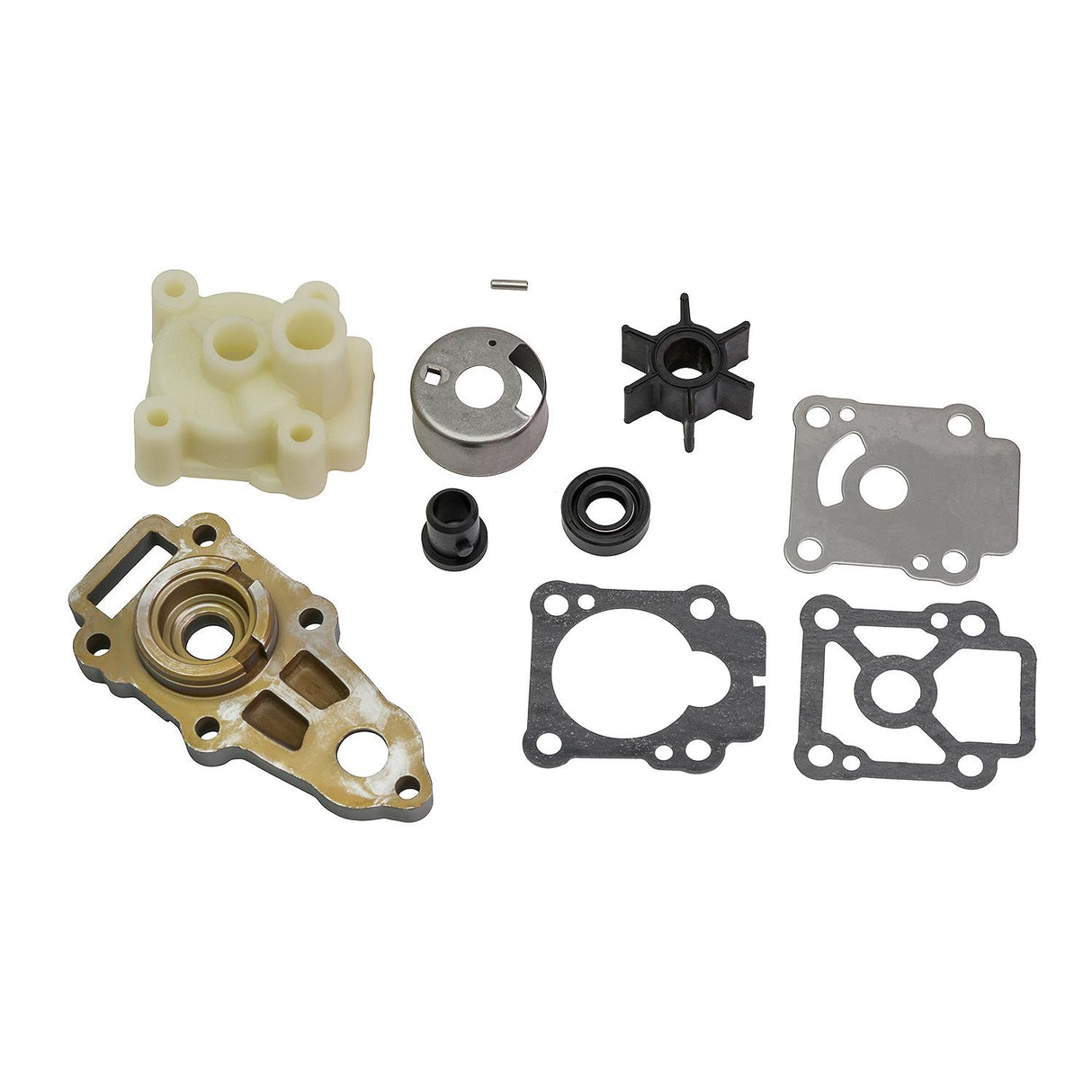 OEM Mercury / Quicksilver 803750A03 Replacement Water Pump Kit for Mercury and Mariner 8-9.9hp 4-Stroke Outboards