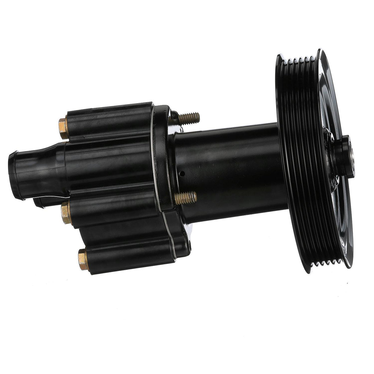 OEM Mercury / Quicksilver 807151A9 Sea Water Pump Housing for V6 and V8 MerCruiser Engines Made by General Motors w/ a Serpentine Belt Pulley System for Engine Accessories and Electrical Fuel Pumps