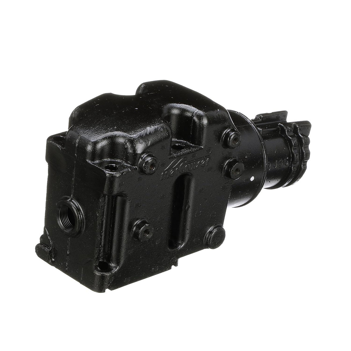 OEM Mercury / Quicksilver Exhaust Manifold Elbow 807988Q03 for V6 and V8 MerCruiser Sterndrive or Inboard Engines Made by General Motors with Center Rise Outlet Exhaust Manifold