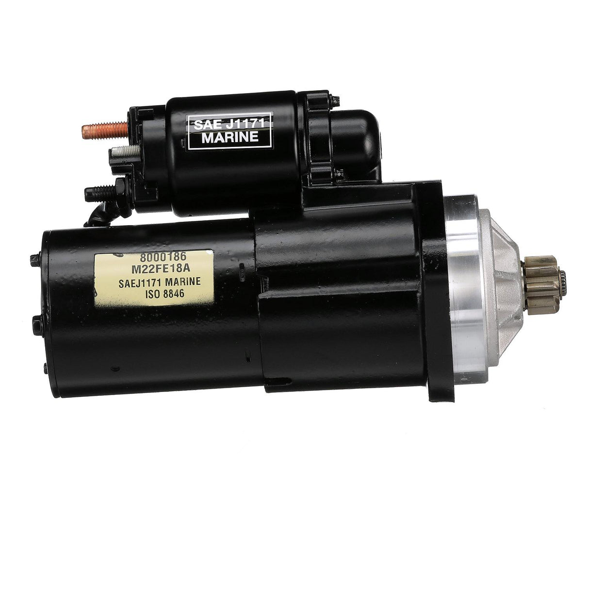 OEM Mercury / Quicksilver 808011A05 Starter Motor Assembly, Delco-Rear Entry Starter Motor Installations on Left-Hand Rotation MerCruiser Inboard Engines