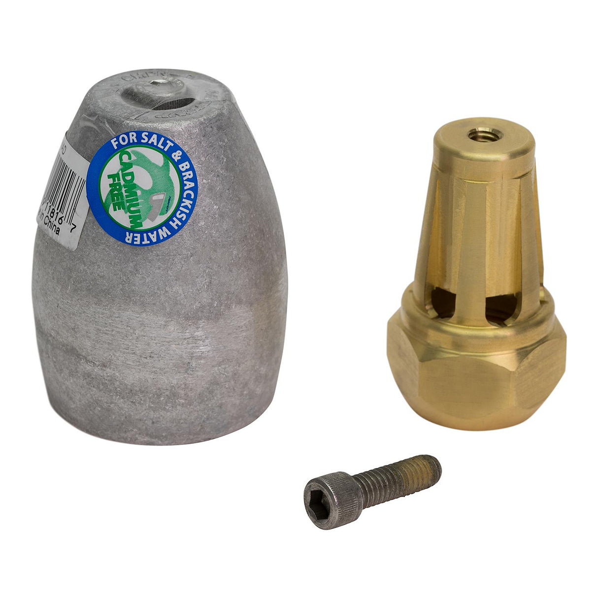 OEM MerCruiser / Quicksilver Aluminum Anode Kit for Prop Nut on Bravo III Drives 809666A02