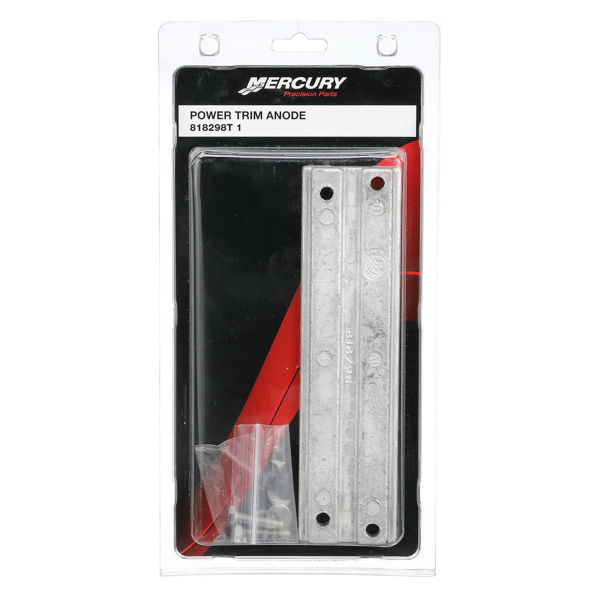 OEM Mercury Aluminum Anode Kit for Select Mercury and Mariner Outboards and All V6 and OptiMax Outboards 818298T1