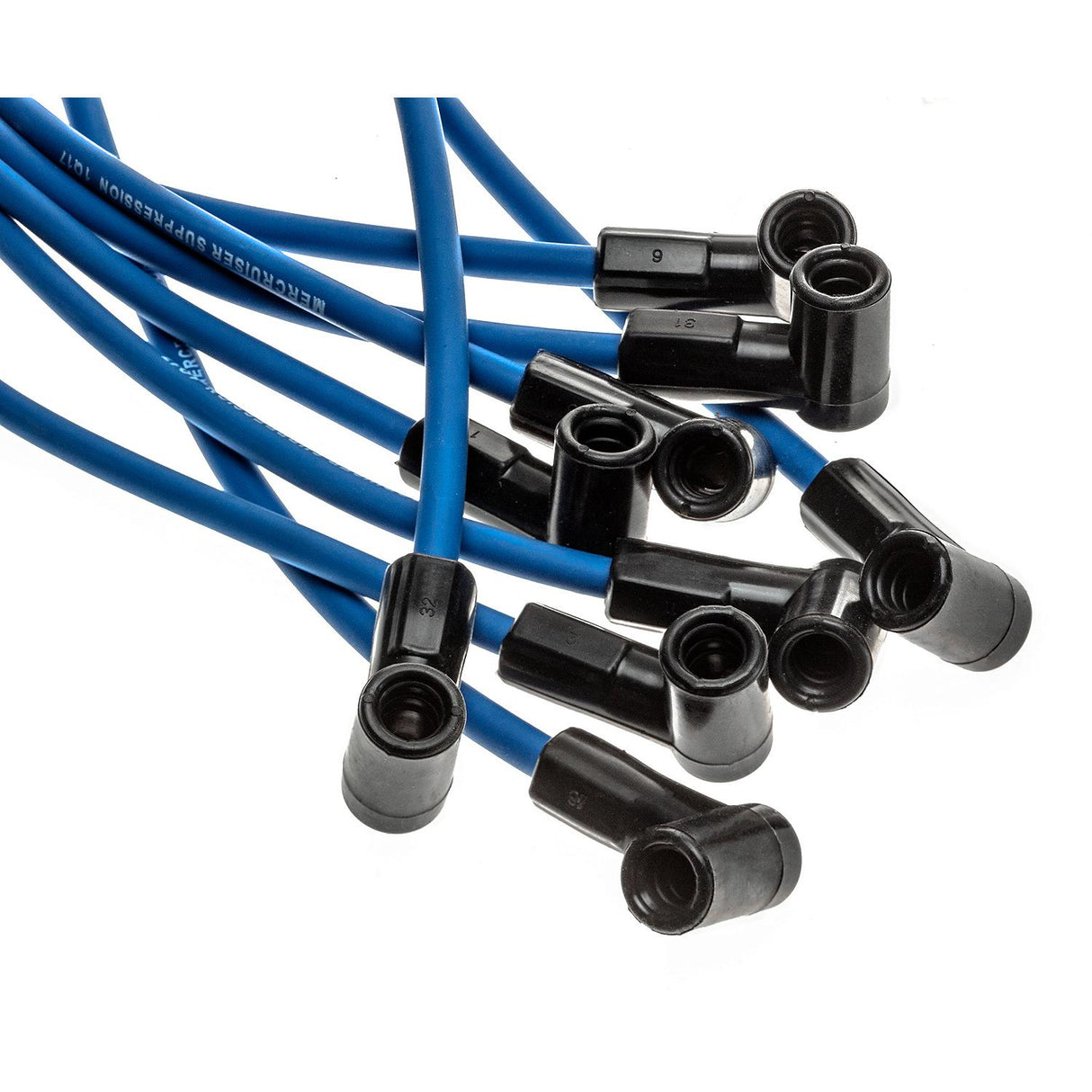 OEM Mercury / Quicksilver 847701Q25 Blue Wire Spark Plug Wire Kit