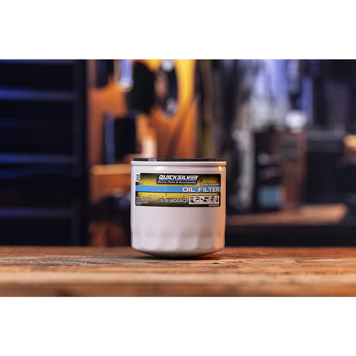 OEM Mercury / Quicksilver 858004Q High Performance Oil Filter for MerCruiser Sterndrive and Inboards Engines