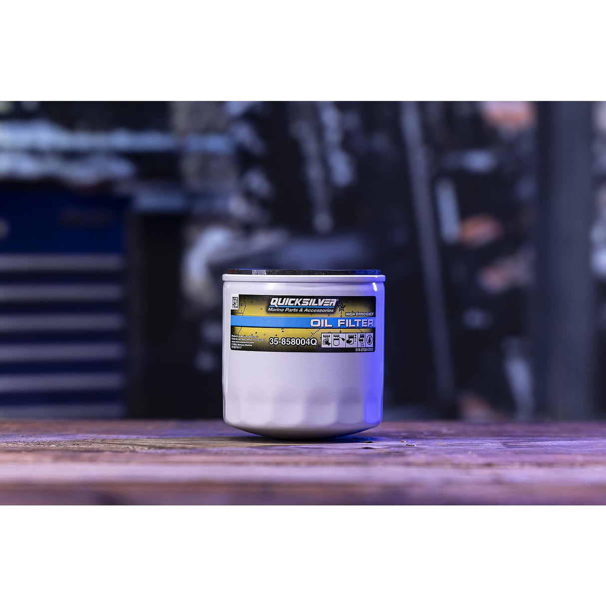 OEM Mercury / Quicksilver 858004Q High Performance Oil Filter for MerCruiser Sterndrive and Inboards Engines