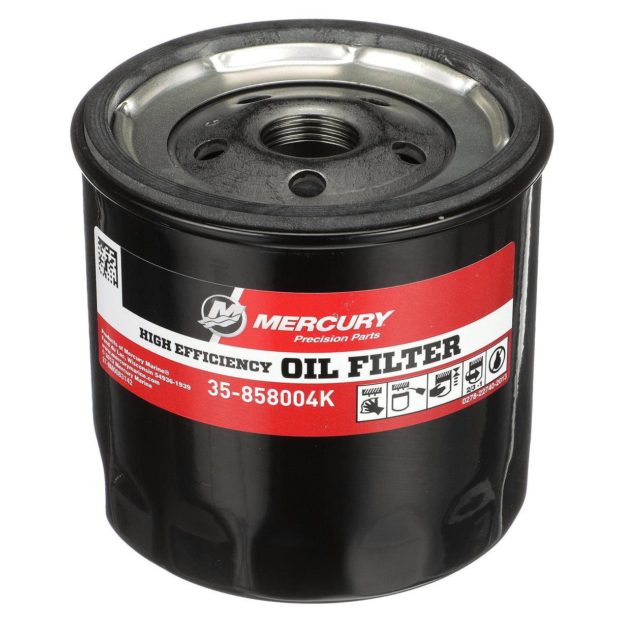 Mercury High Performance Oil Filter 858004K for MerCruiser Sterndrive and Inboard Engines