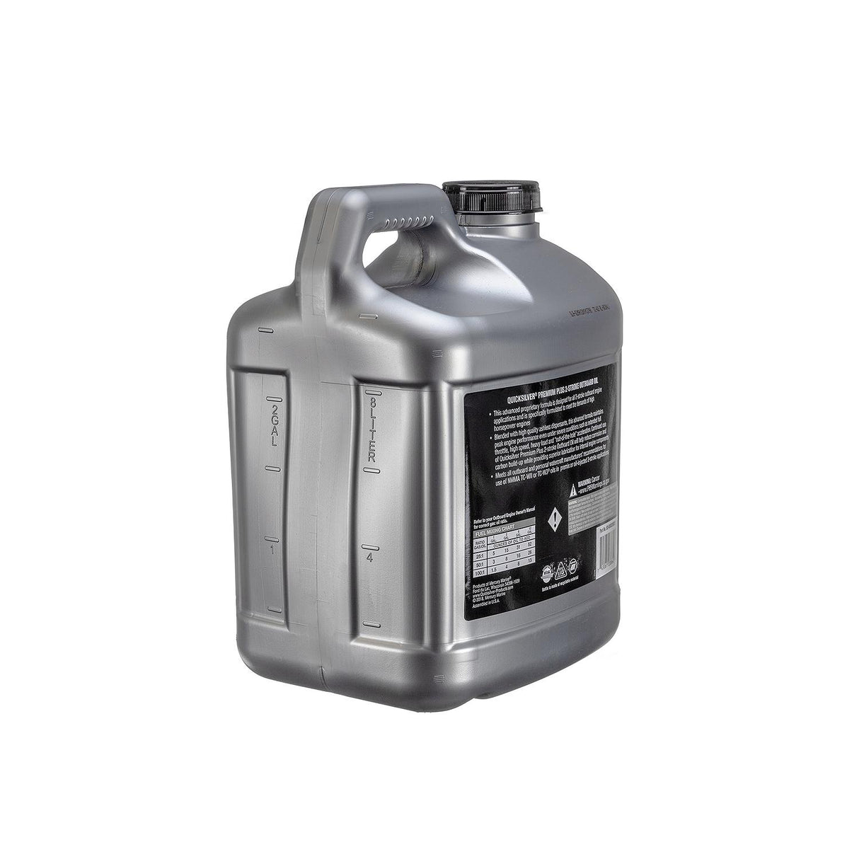 OEM Mercury / Quicksilver Premium Plus 2-Stroke Marine Engine Oil for Outboards, PWC, 2.5 Gallon