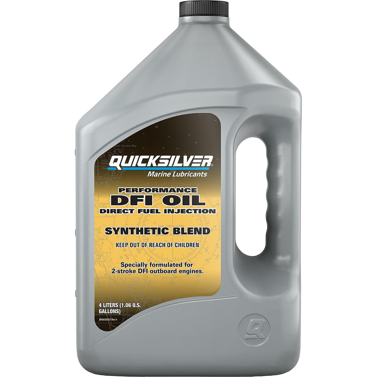 OEM Mercury / Quicksilver DFI 2-Stroke Marine Outboard Engine Oil, 1 Gallon 8M0229799