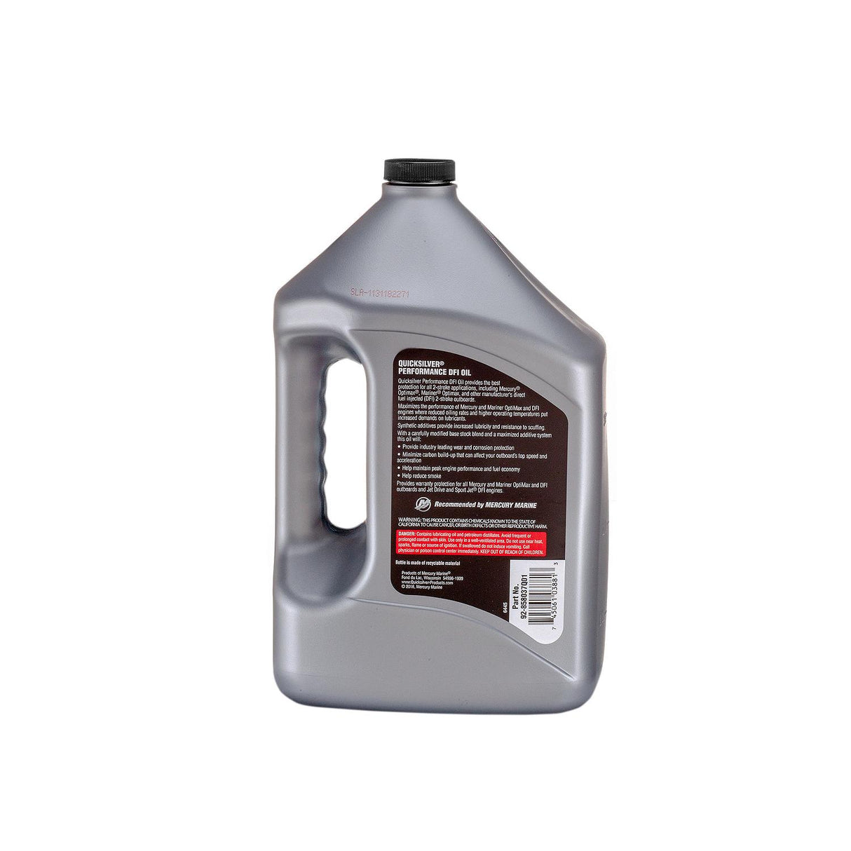OEM Mercury / Quicksilver DFI 2-Stroke Marine Outboard Engine Oil, 1 Gallon 8M0229799