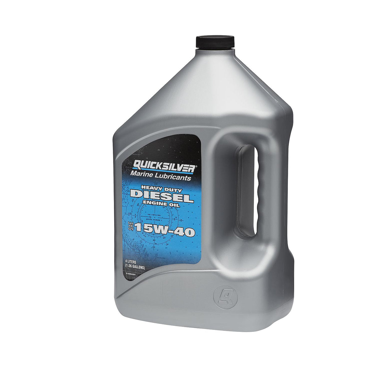 OEM Mercury / Quicksilver 15W-40 Heavy Duty Diesel Engine Oil, 4 Liters 858042Q01