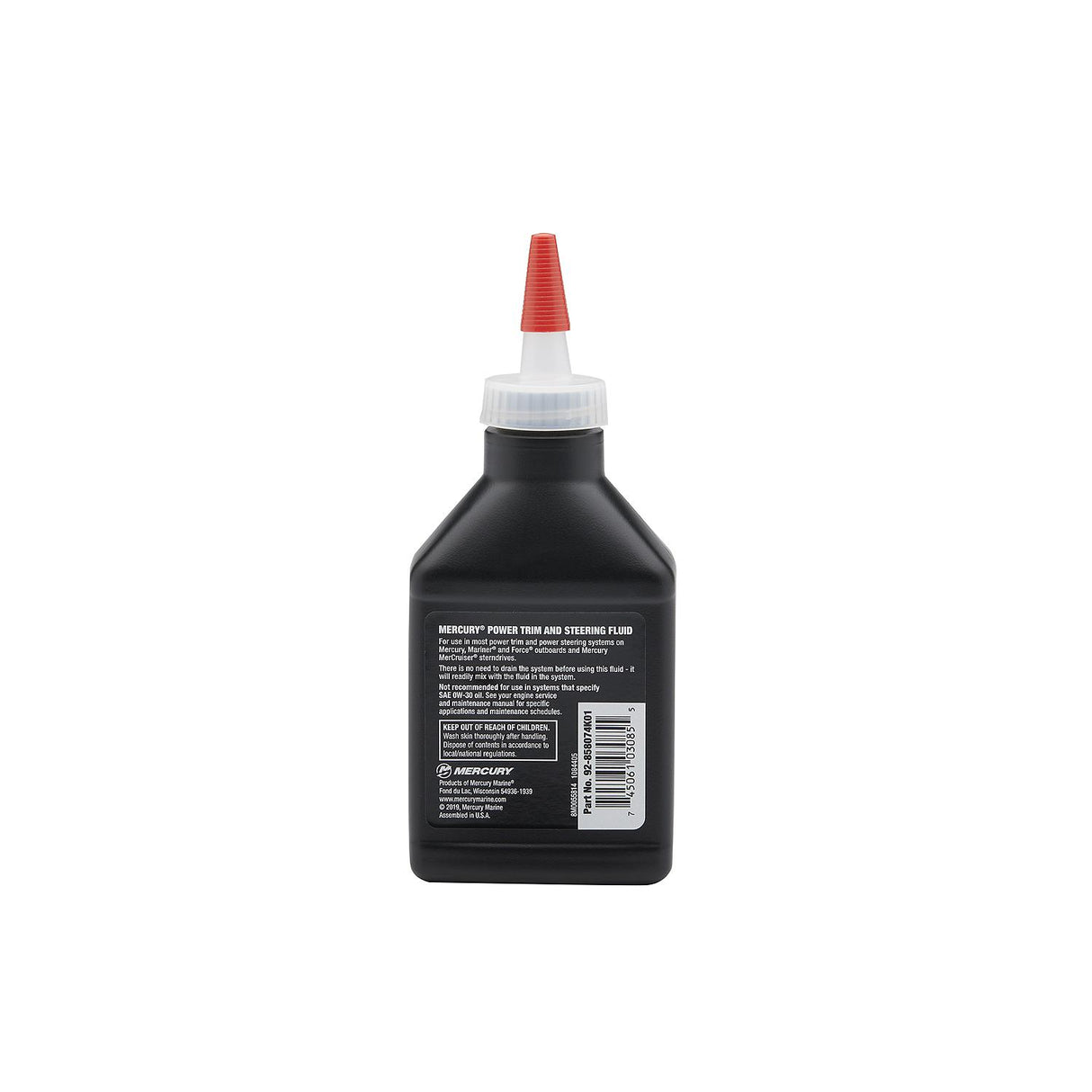 Mercury 858074K01 Power Trim and Steering Fluid - 8 oz Bottle