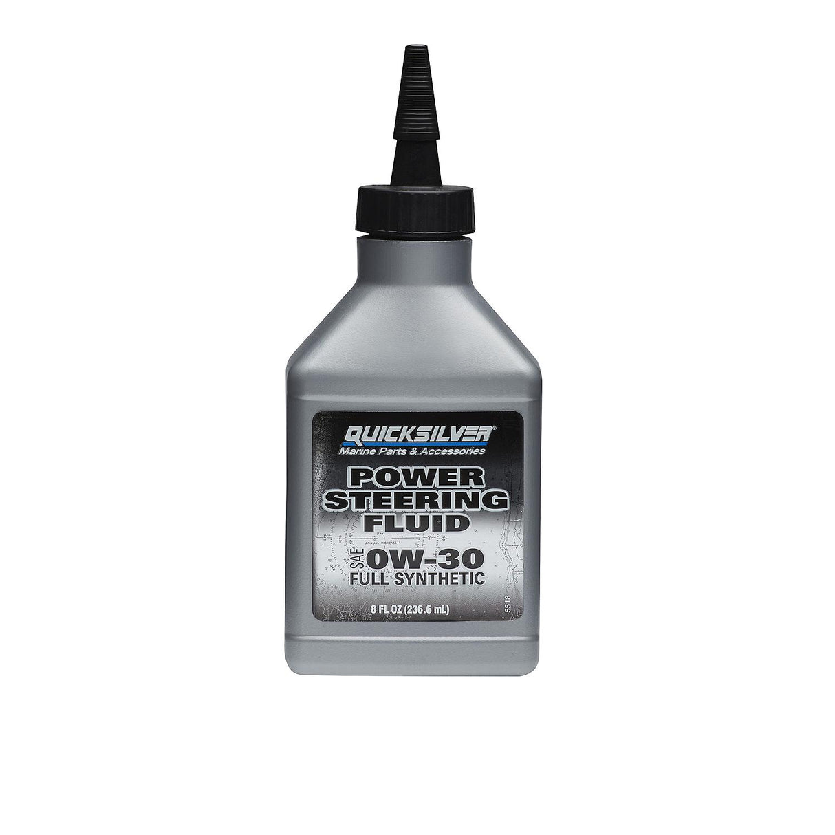 OEM Mercury / Quicksilver 858076Q01 Synthetic Power Steering Fluid, 8 oz. Bottle