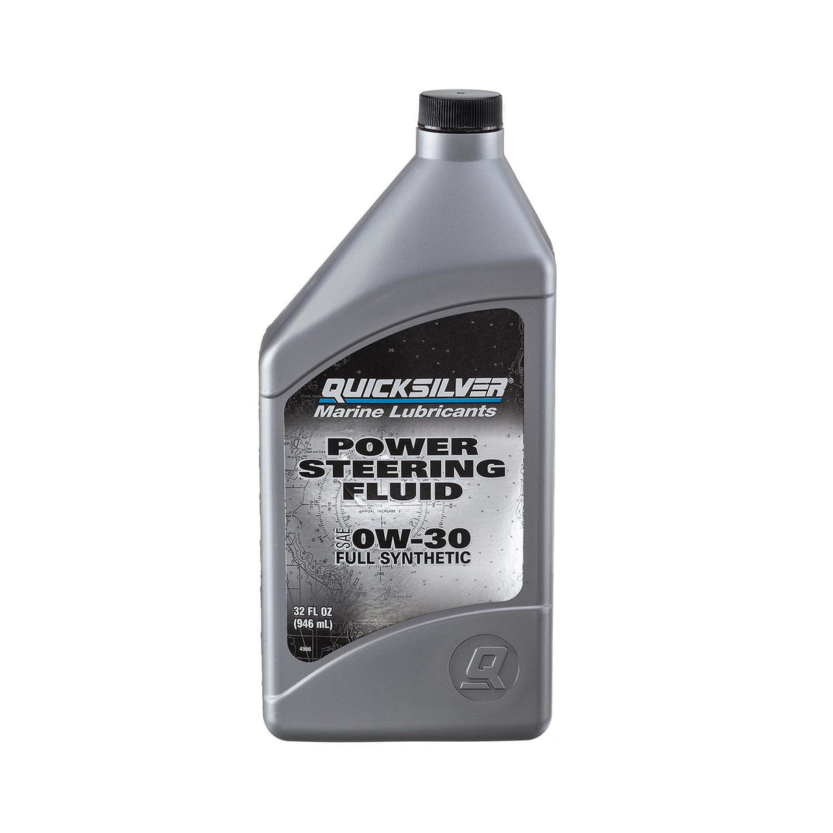 OEM Mercury / Quicksilver 858077Q01 Power Steering Fluid SAE 0W-30, Full Synthetic, 32 Oz. Bottle