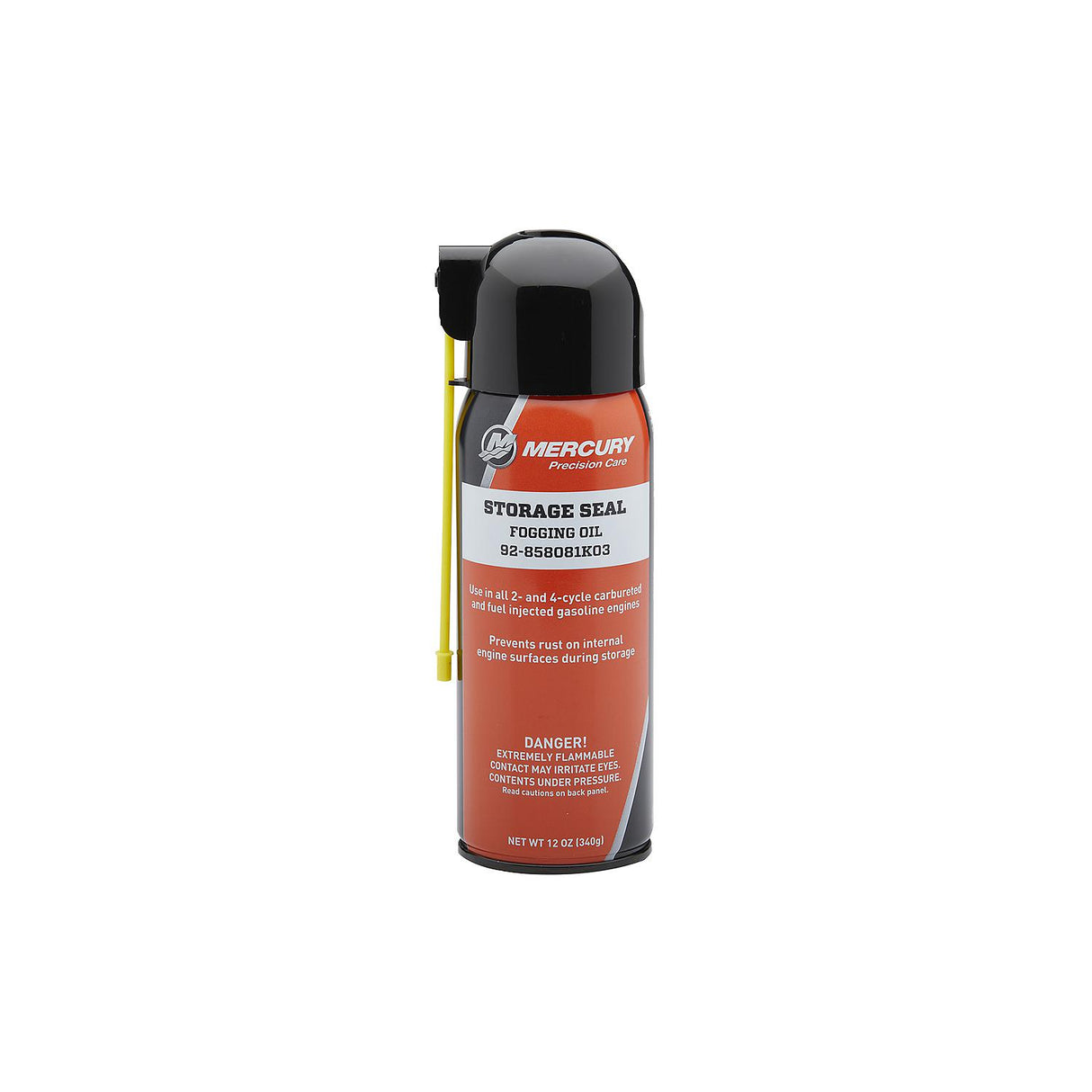 Mercury 858081K03 Storage Seal Fogging Oil for 2-Stroke and 4-Stroke Gas Engines - 12 oz Spray Can