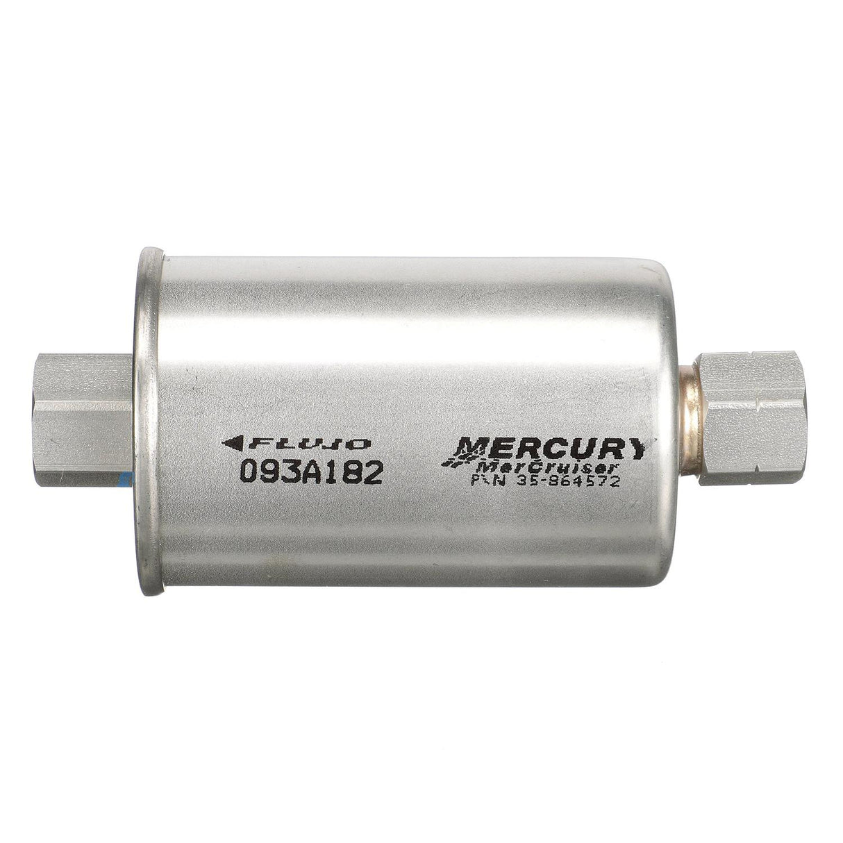 OEM Mercury / Quicksilver 864572 Replacement Inline Fuel Filter for MerCruiser Sterndrive and Inboard Gasoline Engines