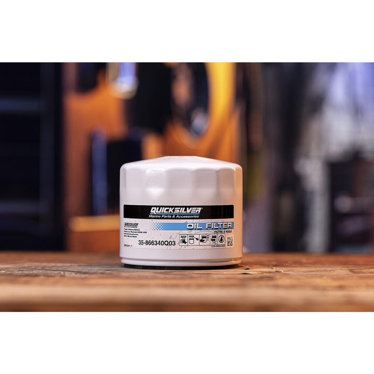 OEM Mercury / Quicksilver 866340Q03 Oil Filter for MerCruiser Sterndrive and Inboard Engines