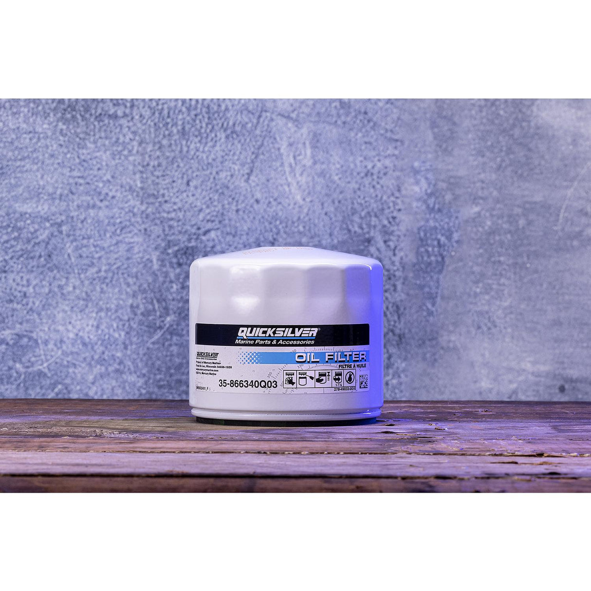 OEM Mercury / Quicksilver 866340Q03 Oil Filter for MerCruiser Sterndrive and Inboard Engines